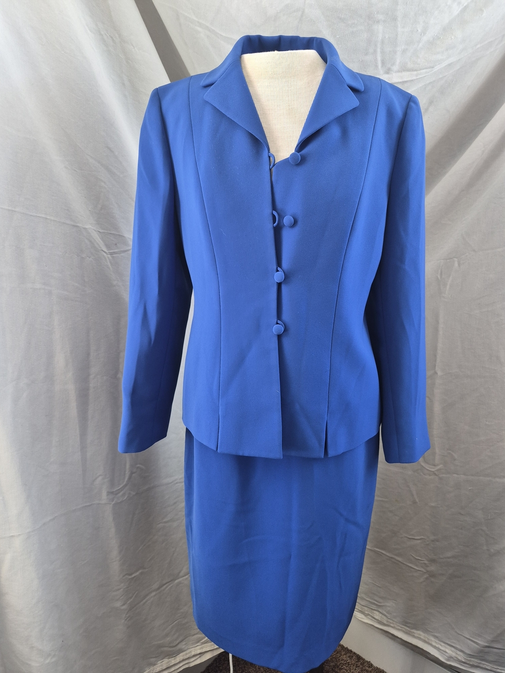 Royal Blue Women's Skirt Suit
